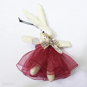 11cm cloth toy phone pendant/rabbit keychain