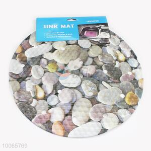 Cobblestones Pattern PVC Sink Mat For Kitchen Use