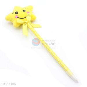 Wholesale starfish shape plush ball pen