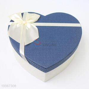 Wholesale Heart Shaped Gift Box with Bowknot for Decoration