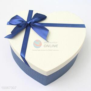 Popular Heart Shaped Gift Box with Bowknot for Decoration