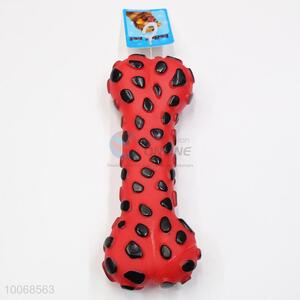 China Factory Creative Red Bone Shaped with Black Sesame Molar Pet Toys