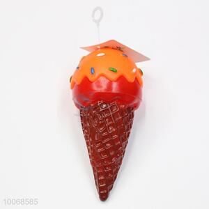 China Factory Ice Cream Shaped Squeaky Pet Toy for Dog