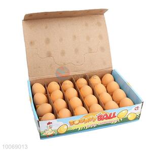 Egg shaped bouncy ball factory direct sale