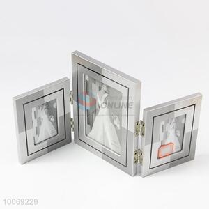 Durable three sided photo frame aluminum alloy photo frame