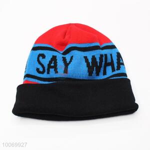 New Arrival Acrylic Knitted Jacquard Beanie Hat