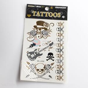 Skull style fake body temporary tattoo