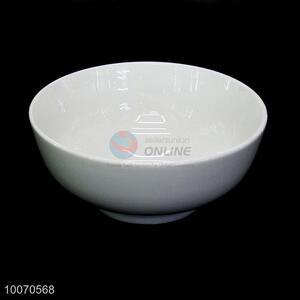 Kitchen supplies strengthen porcelain white upright-mouthed bowl