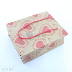 Loving heart kraft paper gift bag