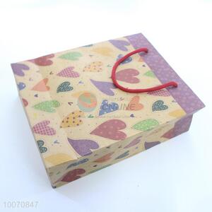 Colorful loving heart paper gift bag/shopping bag