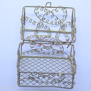 European Style Hand-woven Tinplate Candy Box