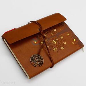 Classic retro style handmade leather notebook