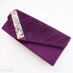 Elegant Purple Evening Bag Clutch Bag