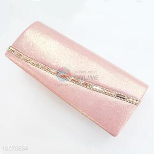 Shiny Pink Evening Bag Clutch Bag