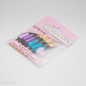 New design colorful 6pcs eyeshadow brush