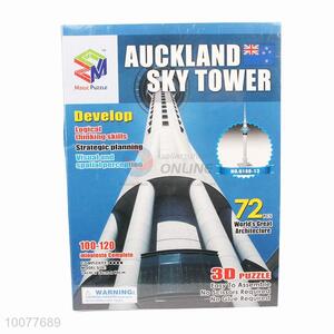 New Product Auckland Sky Tower Building Educational 3D Puzzles