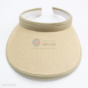 Beige foldable fashion paper panama hat