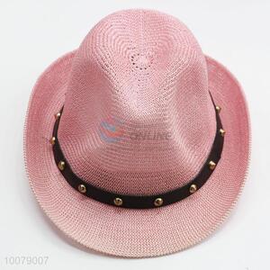 Superior quality beach sun hat with rivet decoration