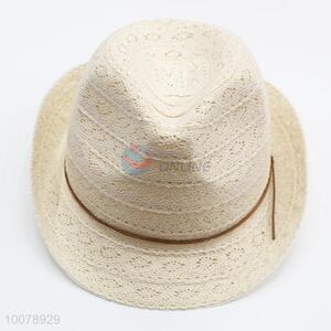 Fashionable Personalized Beige Lace Paper Beach Hats