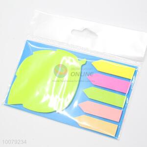 Leaf shaped stick notes/memo pads