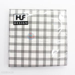 Food-grade Grid Design Printed Paper Napkins Placemats