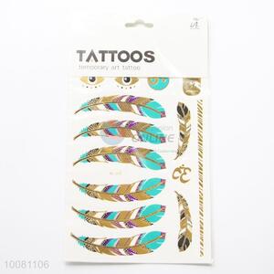 Fashion Feather Temporary Art Tattoo