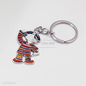 Navy Zine Alloy Metal Key Chain/Key Ring