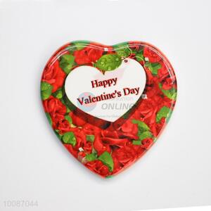 Rose Heart Shaped Ceramic Fridge Magnet