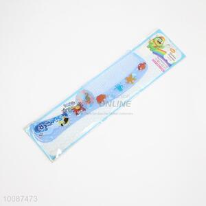 Best selling cute printed light blue plastic combs/hair combs