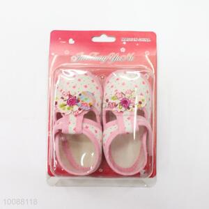 Flower pattern newborn baby shoes