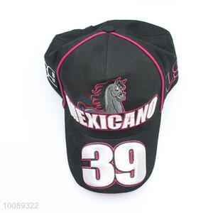 Custom cotton fabric baseball hats no minimum made in china