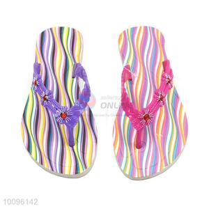 Wholesale summer plastic breathable lady flip flops