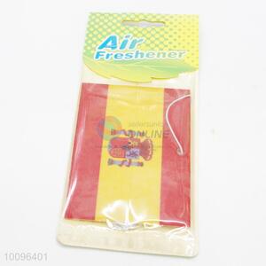 Red and yellow striped air freshener/car freshener/car fragrance