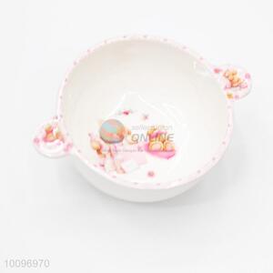 Cute Cartoon Bear Rice Soup Bowl with Handle