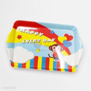 Colorful Cartoon Monkey Melamine Bread Sandwich Tray