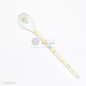 Cartoon Pattern Long Handle Tableware Soup Spoon