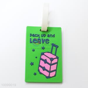 Green Card Set with Luggage Cases Printed