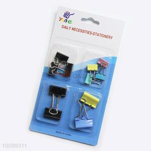 New Design 10pcs Colorful Iron Binder Clips Set