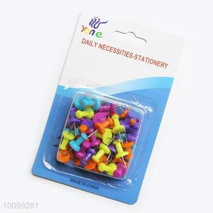 Top Quality Colorful H-shaped Pushpins Set