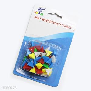 Colorful Pyramid Shaped Pushpins Set For Promotion