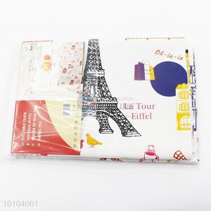 Eiffel Tower Pattern Modern High-grade Waterproof Tablecloth for Home Decoration