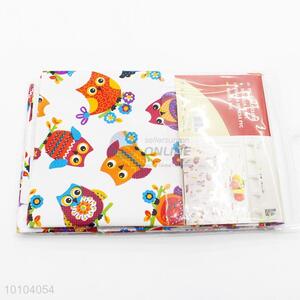 Cartoon Owl Pattern PVC Plastic Waterproof Table Cloth for Home Decoration