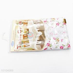 Flowers Pattern Oil Proof PVC Table Cloth Easy Clean