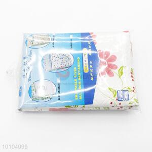 Flowers Pattern Washing Machine Waterproof Cover Zippered Dust Cover