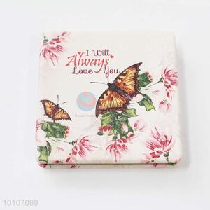 Butterfly Pattern Double Side Cosmetic Mirror