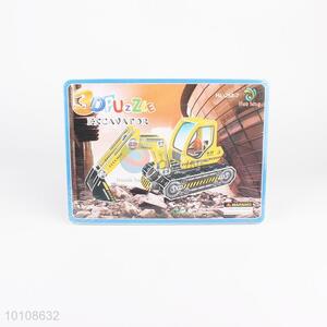 Kids educational toys excavator 3d foam puzzles