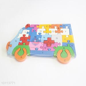 Colorful car shaped letters children puzzle for sale