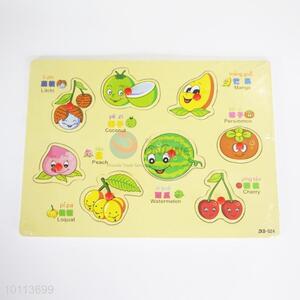 Popular fruit in Chinese and English children puzzle