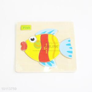 Fish shaped educational children puzzle