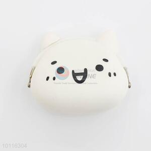 White Silicone Coin Purse,Coin Holder,Coin Pouch